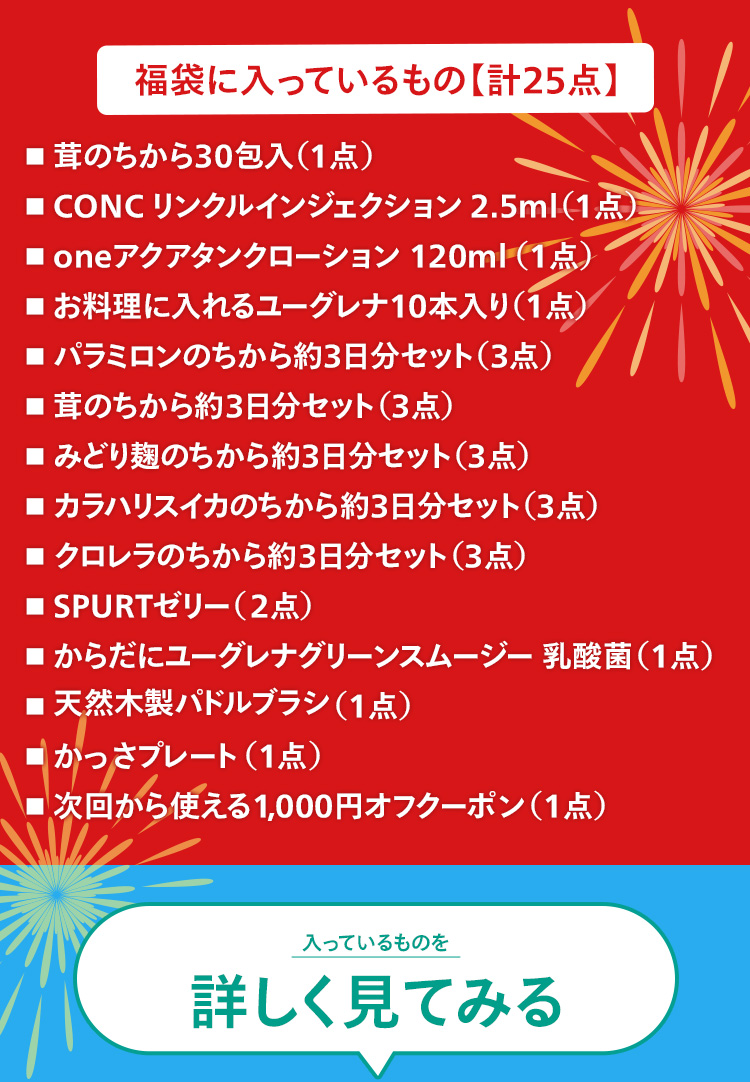 福袋の中に入っているもの【計26点】