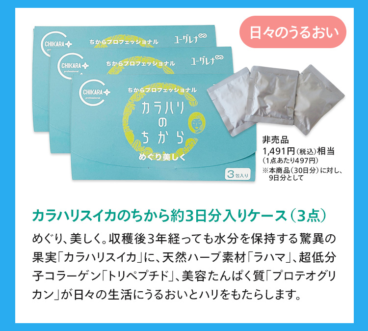 カラハリスイカのちから約3日分入りケース3点
