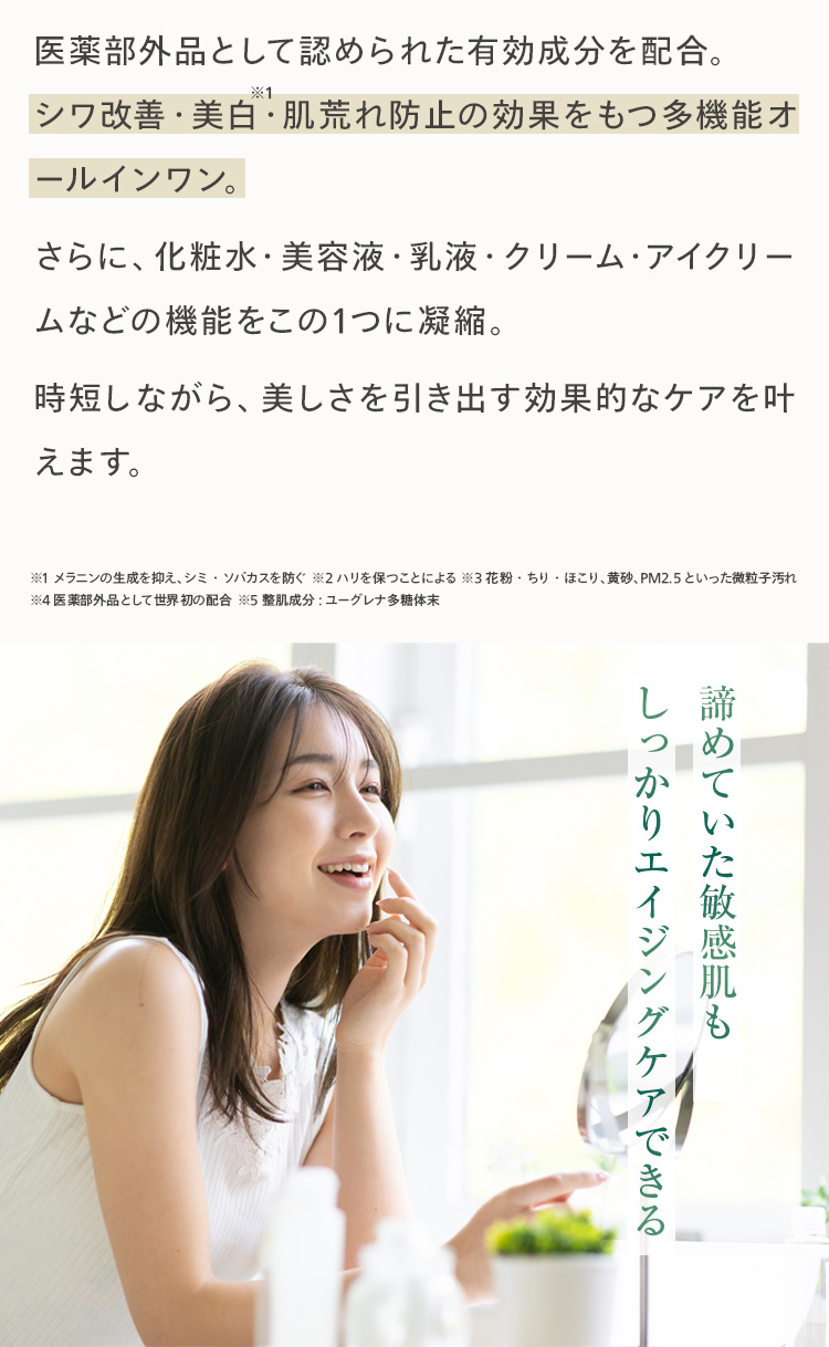 医薬部外品として認められた有効成分を配合